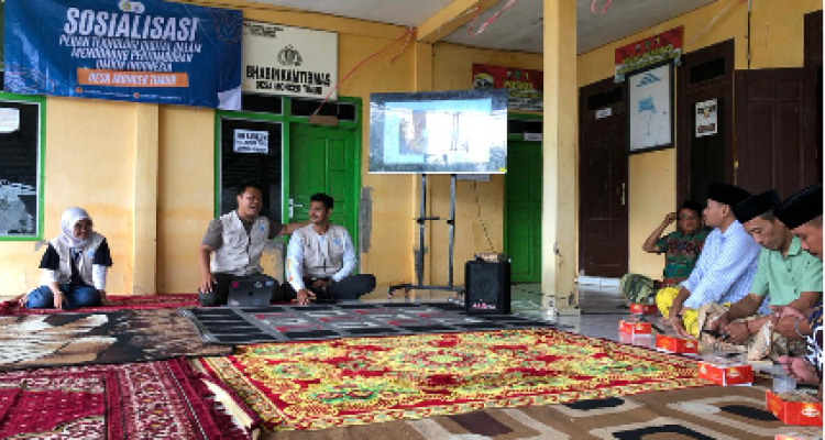 Foto : Acara Mahasiswa KKN Desa Moncek